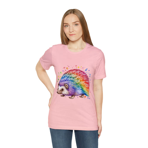 Rainbow Hedgehog - Short Sleeve Tee